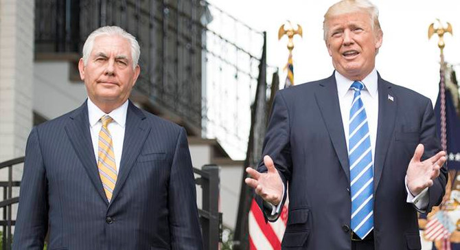 Tillerson'dan Trump'a destek