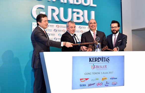 Borsa İstanbul'un gongu bu kez Kerevitaş için çaldı