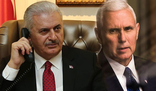 Başbakan Yıldırım ile ABD Başkan Yardımcısı Pence görüştü
