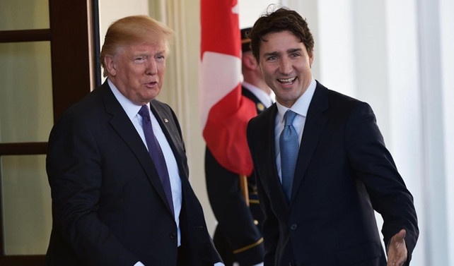 Trump ve Trudeau görüştü