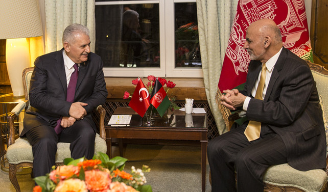 Başbakan Yıldırım Afganistan Cumhurbaşkanı ile görüştü