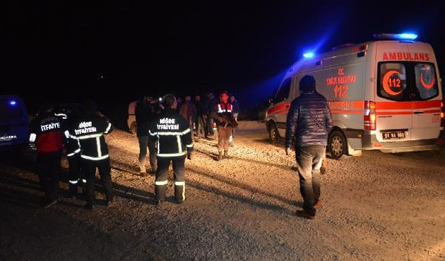 Helikopter kazası ihbarı paniğe neden oldu