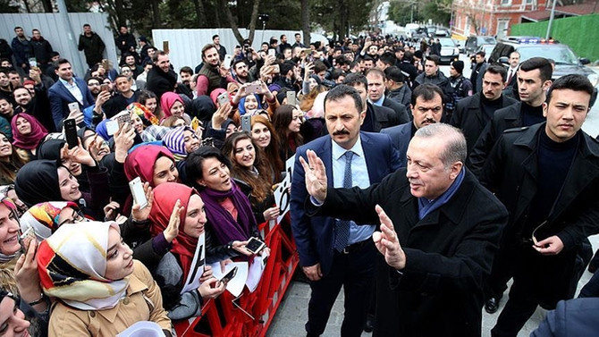 Vatandaşlar Erdoğan'ın doğum gününü kutladılar