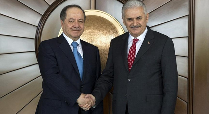 Yıldırım-Barzani görüşmesinde terörle mücadelede kararlılık vurgusu