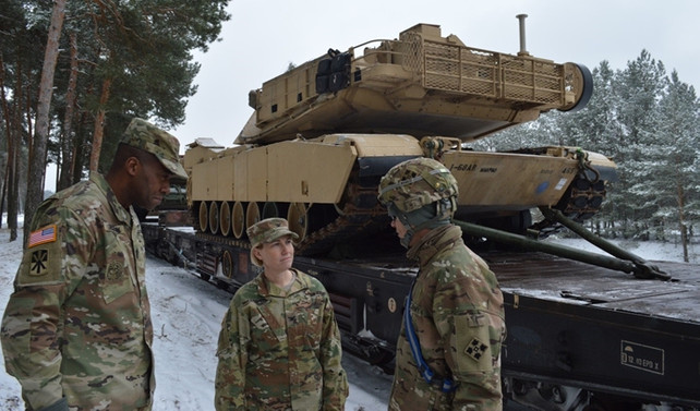 ABD tankları Baltık ülkelerinde
