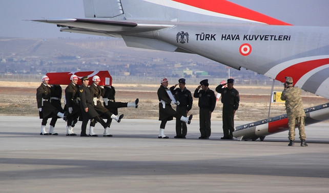 El Bab şehitleri memleketlerine uğurlandı