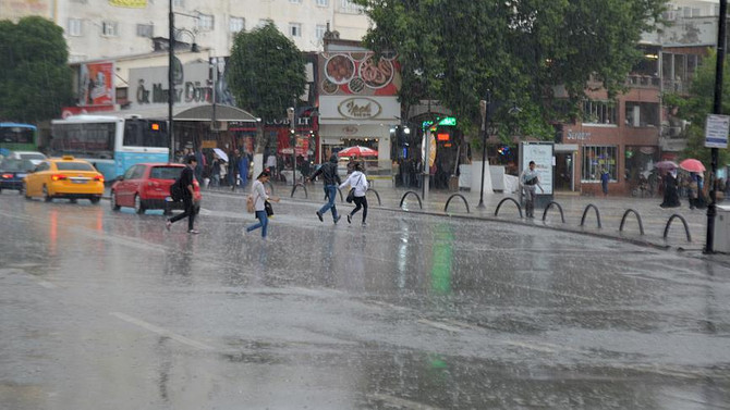 Meteorolojiden sağanak uyarısı