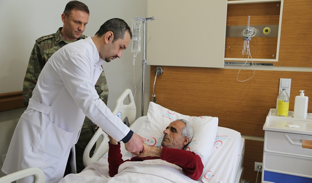Suriyeli pilotun tedavisi sürüyor