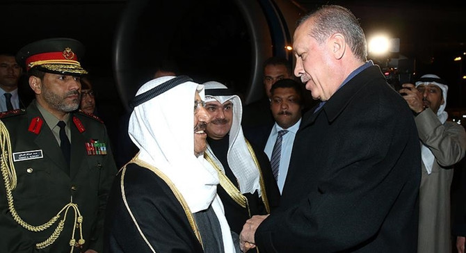 Erdoğan, Kuveyt Emiri el Sabah'ı karşıladı