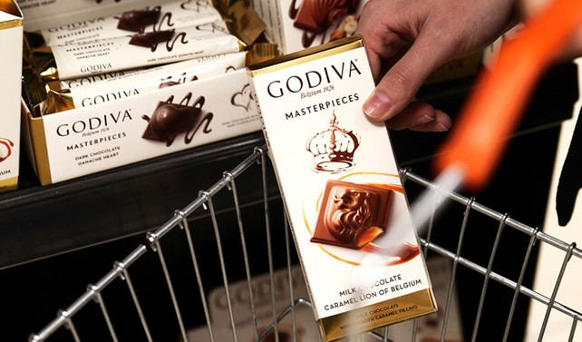 Godiva raflardaki yerini aldı