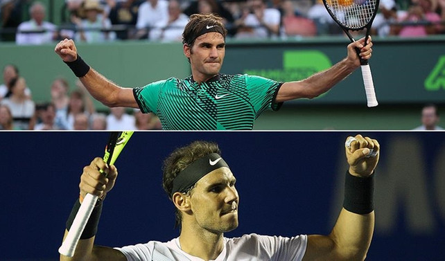 Federer ve Nadal çeyrek finalde