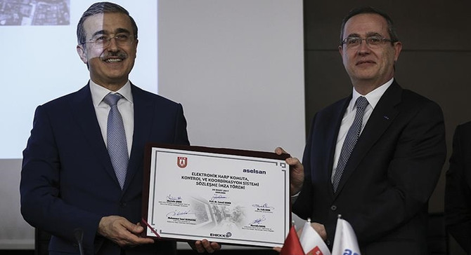 Elektronik harp projelerinde imzalar atıldı