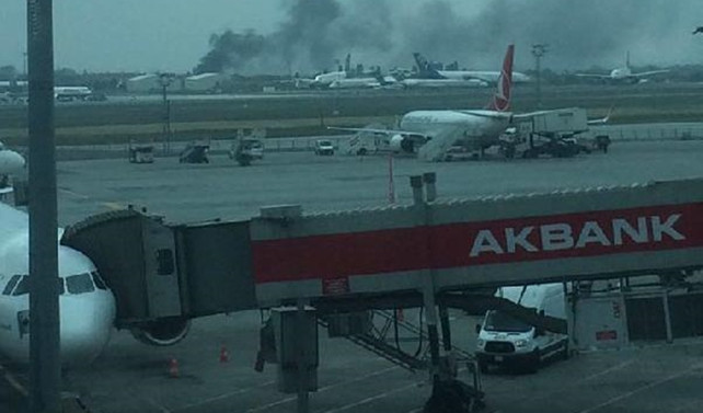 Atatürk Havalimanı'nda duman alarmı