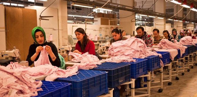 İmalatta çalışan kadınların yüzde 41’i tekstil-hazır giyimde
