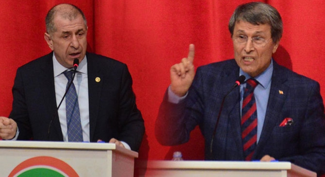 Özdağ ve Halaçoğlu'nun konuşma yapacağı salonda olay