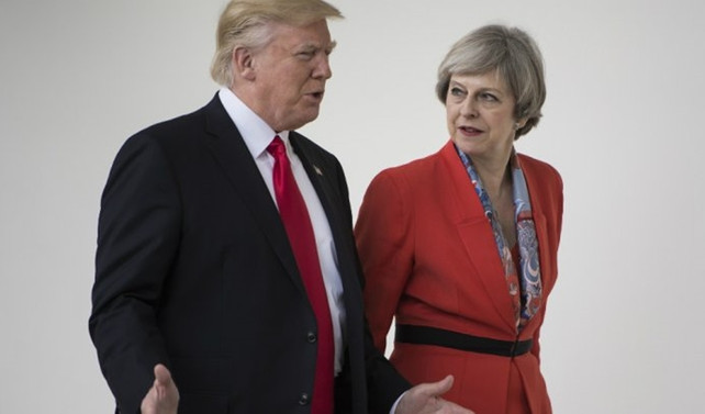 Trump'tan May'e teşekkür