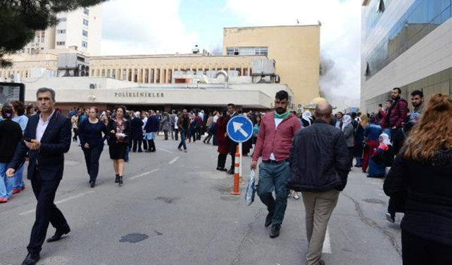 Dicle Üniversitesi Hastanesinde yangın çıktı