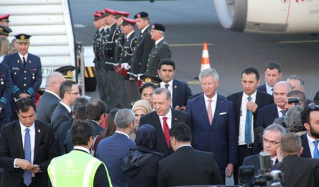 Erdoğan Belçika'dan ayrıldı