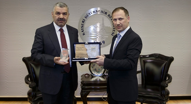 Kayseri Büyükşehir Belediyesi'ne ödül