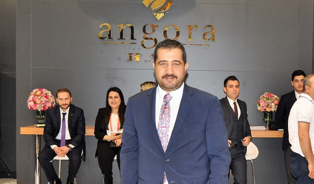 Domotex'te Angora Halı standına yoğun ilgi