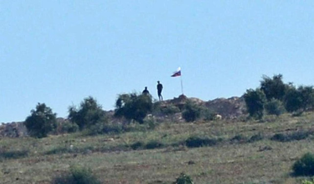 Sınırda Rus bayraklarının sayısı arttı