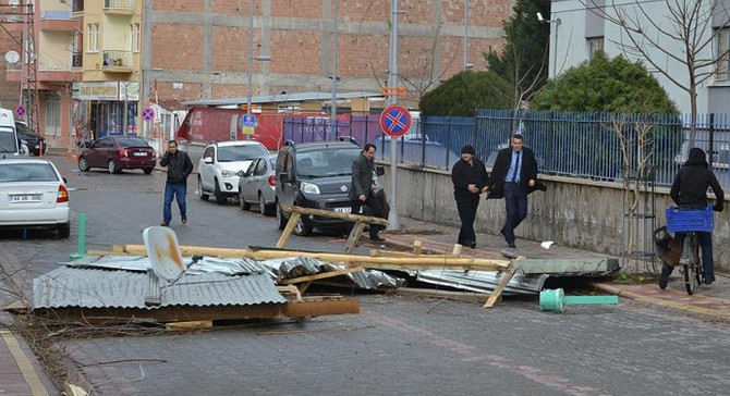 5 il için kuvvetli rüzgar uyarısı