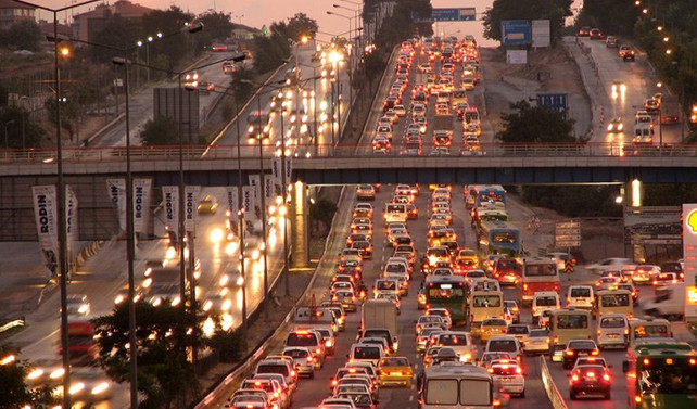 Trafiğin en yüksek olduğu 3'üncü şehir İstanbul