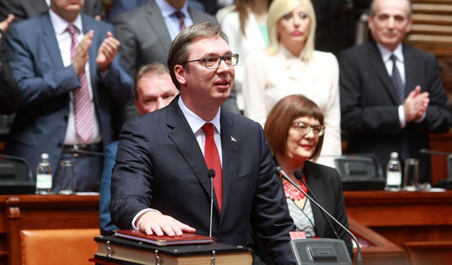 Sırbistan'ın yeni cumhurbaşkanı göreve başladı