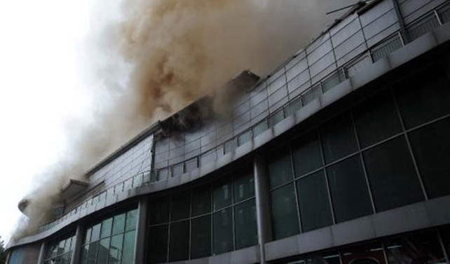 Beyoğlu'ndan yangın paniği