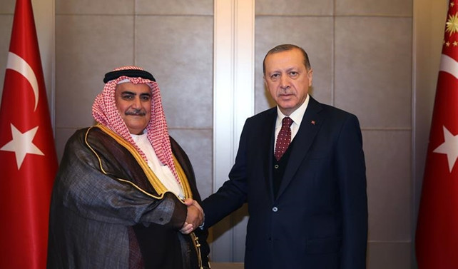 Erdoğan, Bahreyn Dışişleri Bakanı ile görüştü