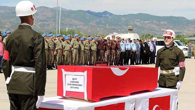 Şehit Uzman Onbaşı Demirkıran için tören düzenlendi