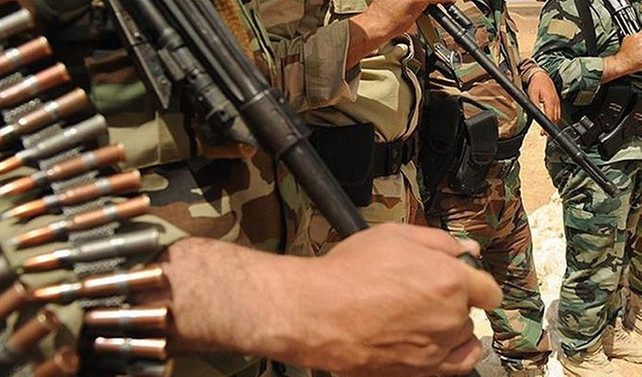 İran milis güçleri Suriye-Irak sınırında