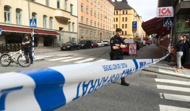 Stockholm'ü alarma geçiren kamyonet