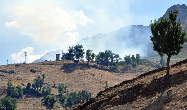 Tunceli'de jandarma karakoluna taciz ateşi