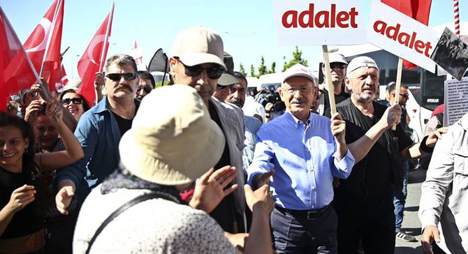 CHP'nin Adalet Yürüyüşü'nde 2. gün