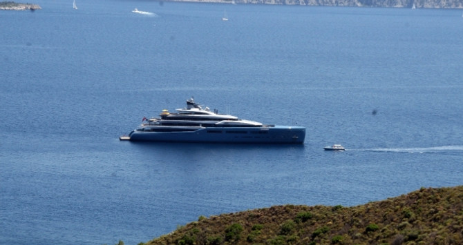 Milyon dolarlık yat Marmaris'te