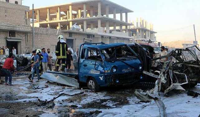 İdlib'de patlama: 10 ölü, 16 yaralı