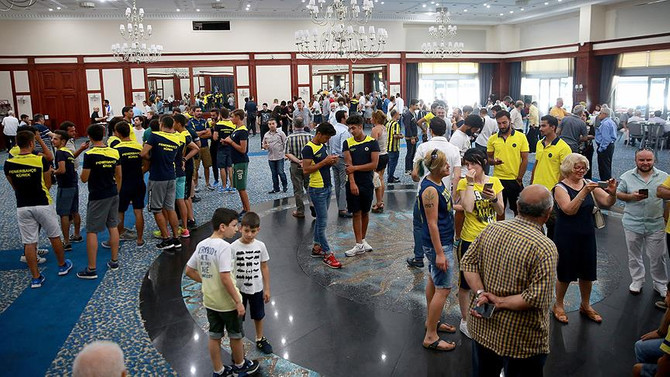 Fenerbahçe'de bayramlaşma töreni yapıldı