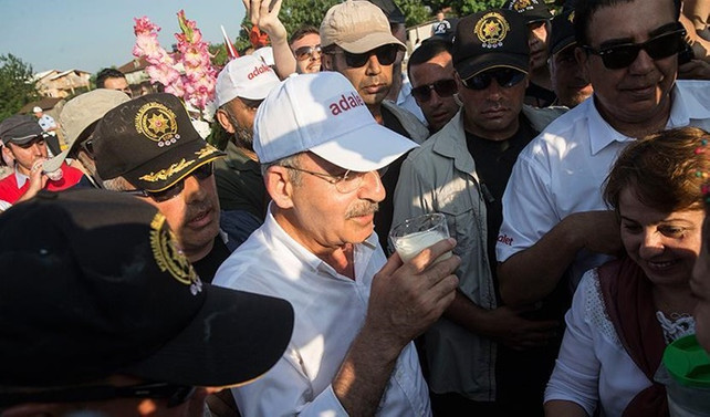 Yürüyüşün 14. günü tamamlandı