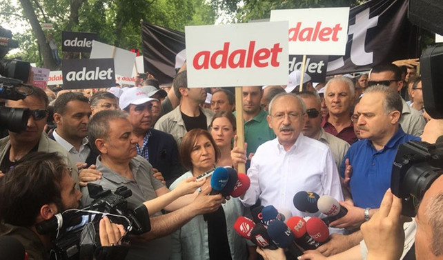 Yürüyüşün 15. günü tamamlandı