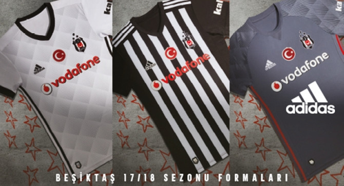 Beşiktaş'ta yeni sezon formaları tanıtıldı