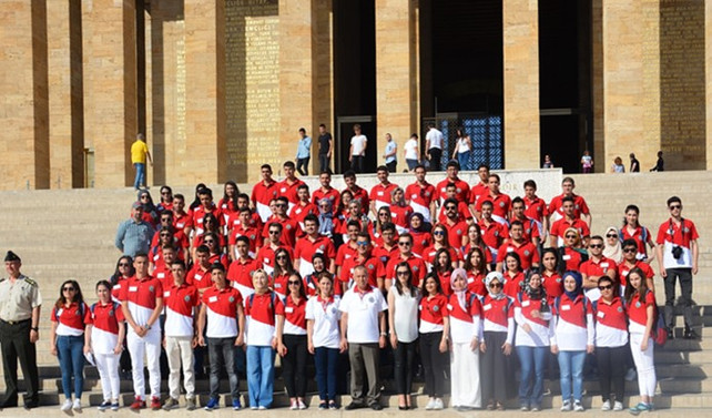 Şehit ve gazi çocuklarından Anıtkabir ziyareti
