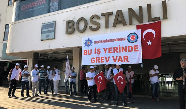 İZDENİZ'deki grev devam ediyor