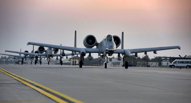 İncirlik Üssü'ne A-10 Thunderbolt II takviyesi