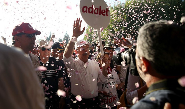 Adalet yürüyüşünde 18. gün