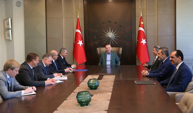 Cumhurbaşkanı, Rusya savunma bakanı ile görüştü