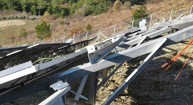 Hortumun yıktığı GES'i sigorta kurtardı