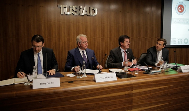 Bakan Zeybekci, TÜSİAD'ı ziyaret etti