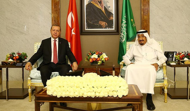 Erdoğan, Kral Selman ile görüştü