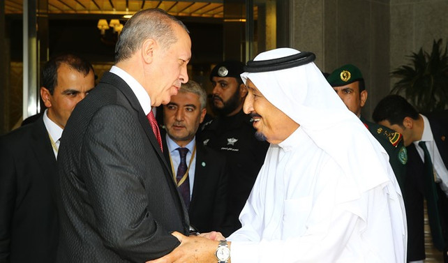 Erdoğan, Suudi Arabistan'dan ayrıldı